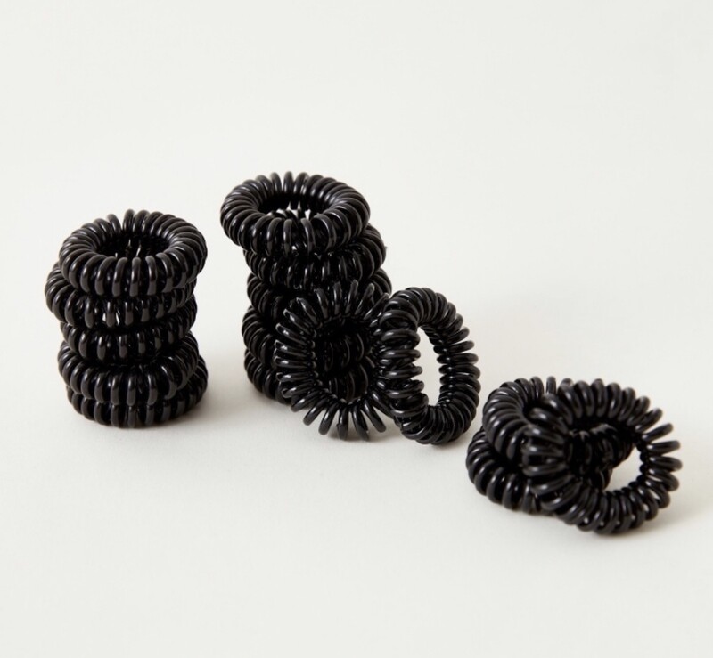 Ponytiles Ties - Set of 15 - Black