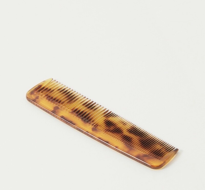 Animal Textured Comb - Black