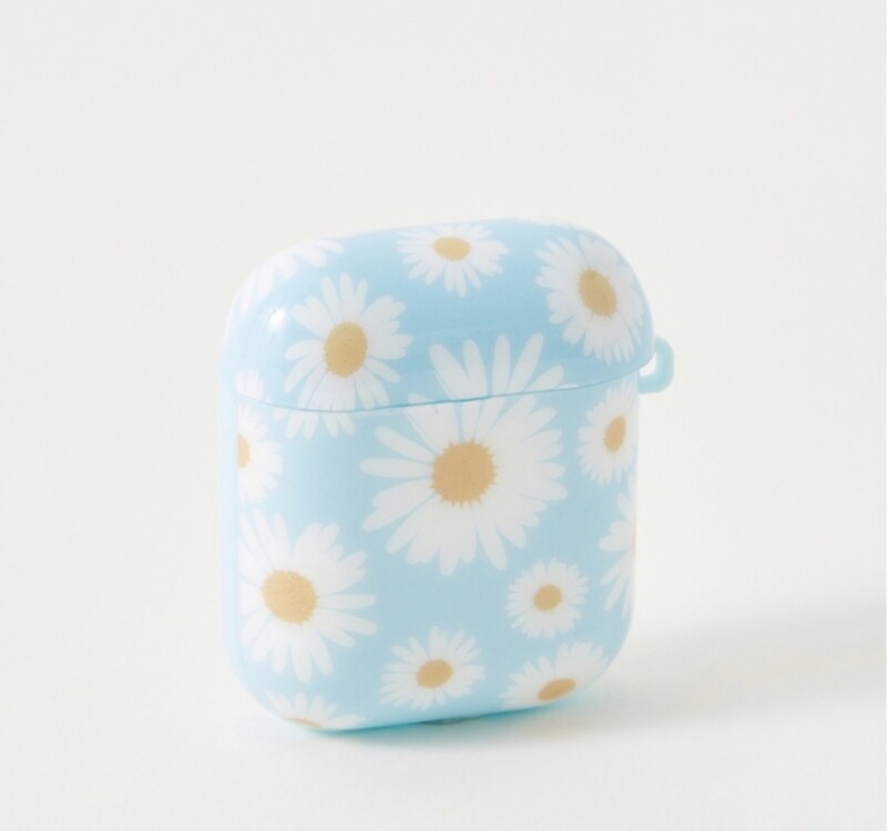 Syloon Floral Print Airpods Case - Blue