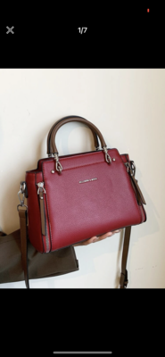 maroon purse