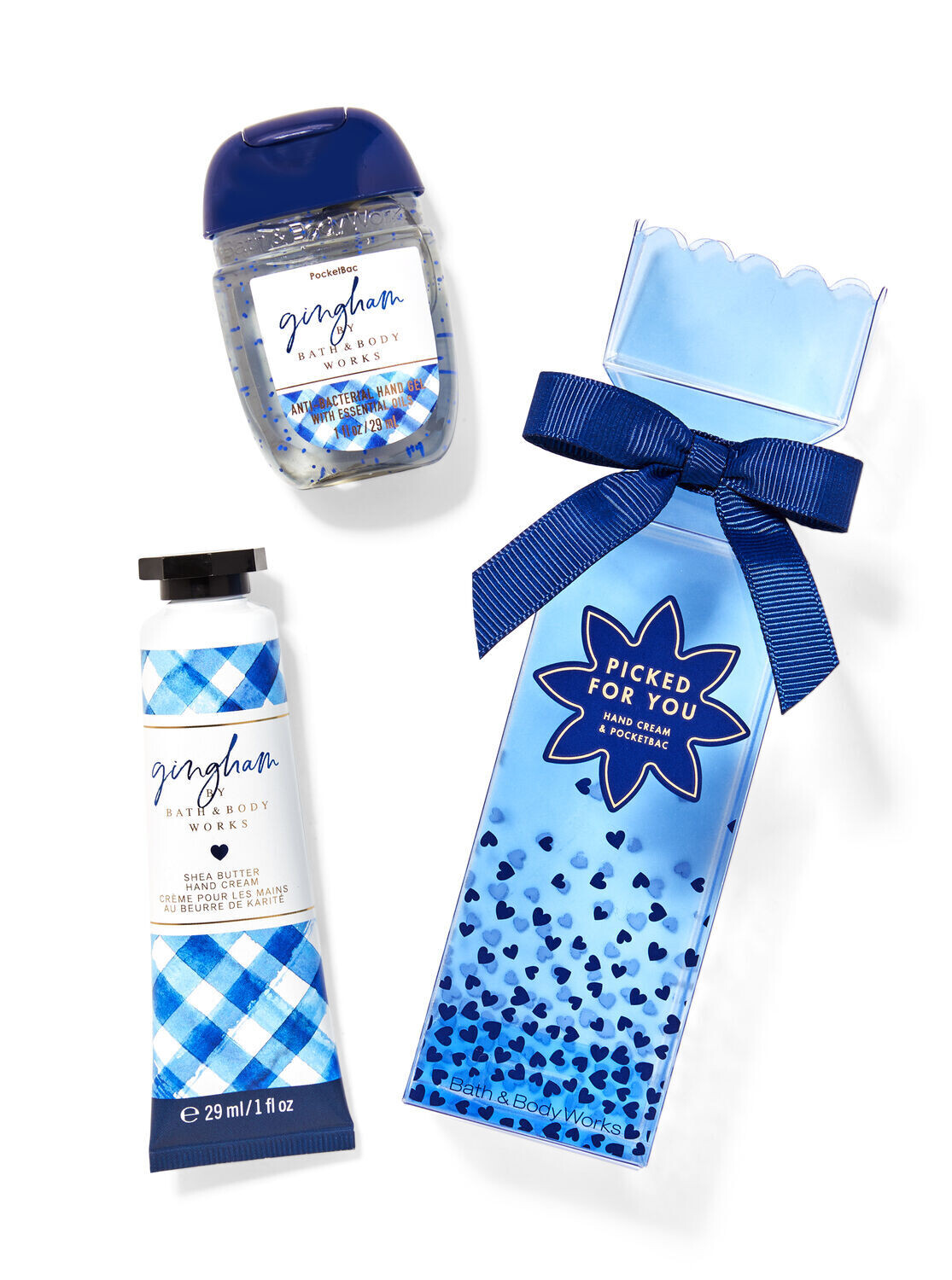 gingham gift set ( 2 pc)