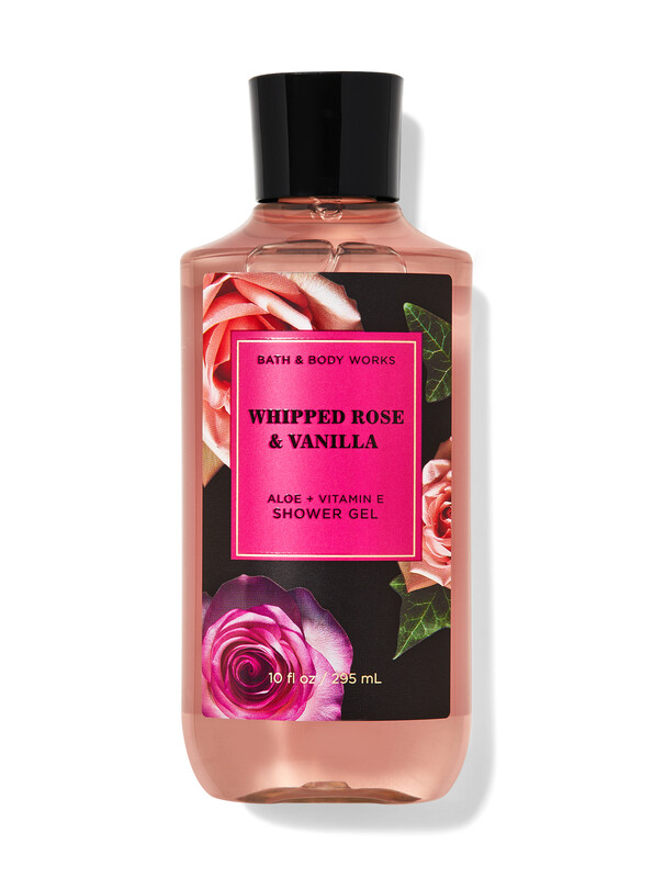 whipped rose and vanilla