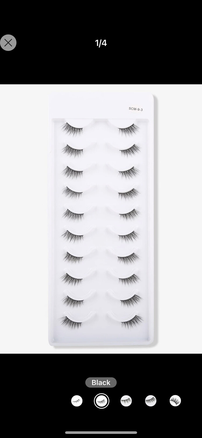 10pairs false eyelashes