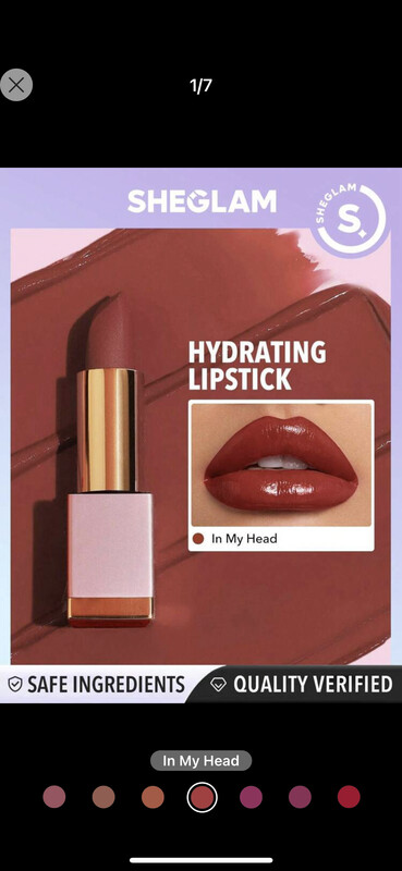 crème allure lipstick in my head