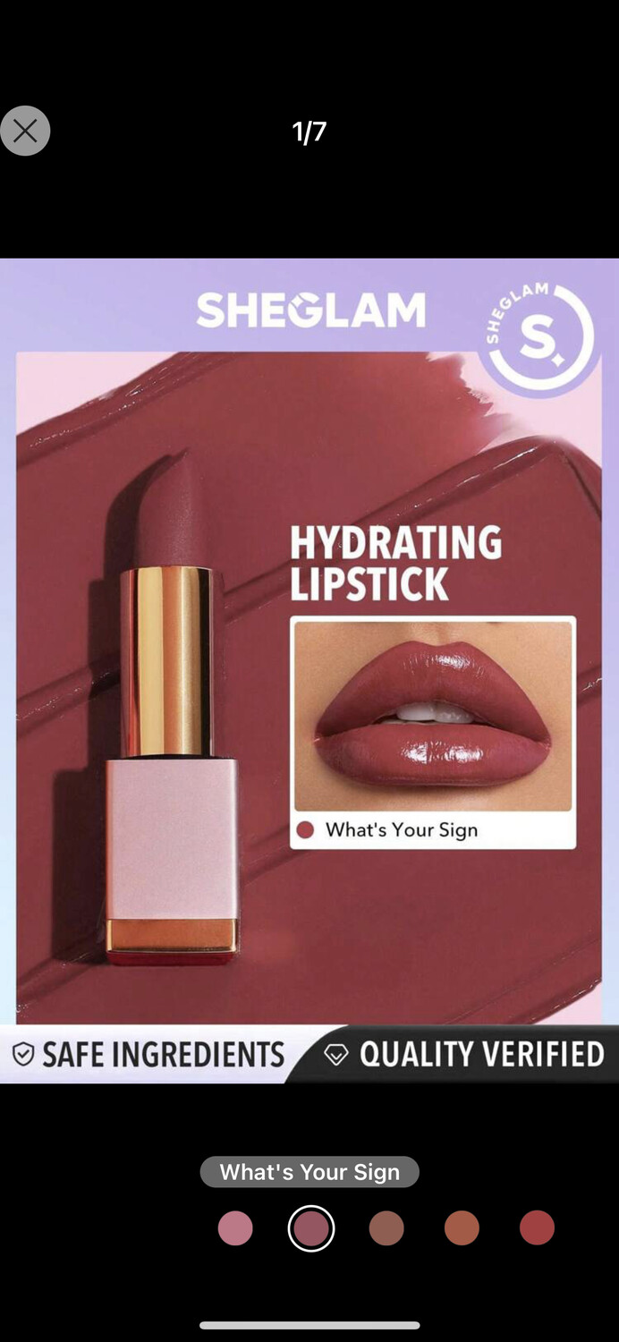 crème allure lipstick wahts your sign