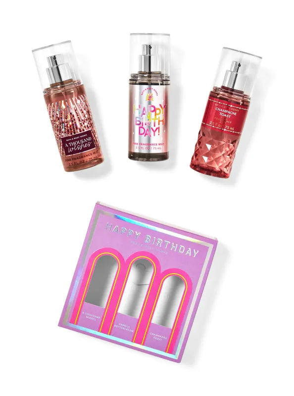 happy birthday gift set travel size