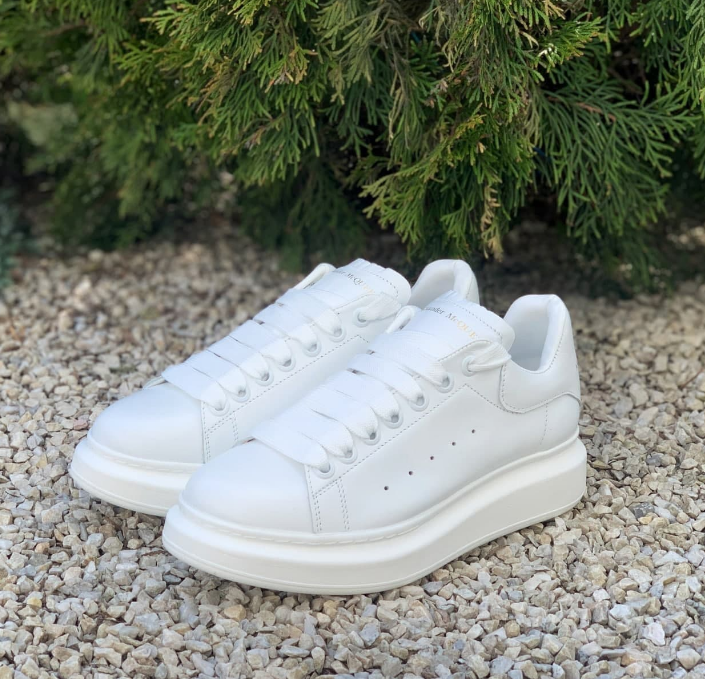 Alexander McQueen Full White leather