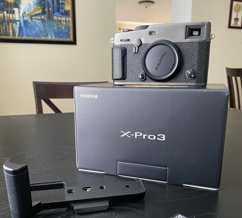 Fujifilm X-Pro3 Camera - Dura Black (Shutter Count 918) + L Bracket