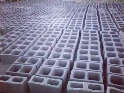 6 inches Solid Vibrated Block