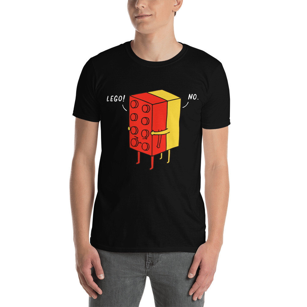 Funny Lego No? Building Bricks Land Short-Sleeve Unisex Shirt