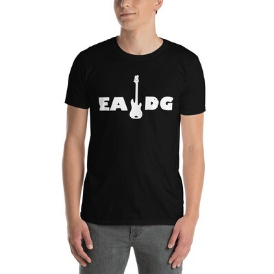 Cool Electric Bass EADG Guitar Rock Music Player Short-Sleeve Unisex T-Shirt