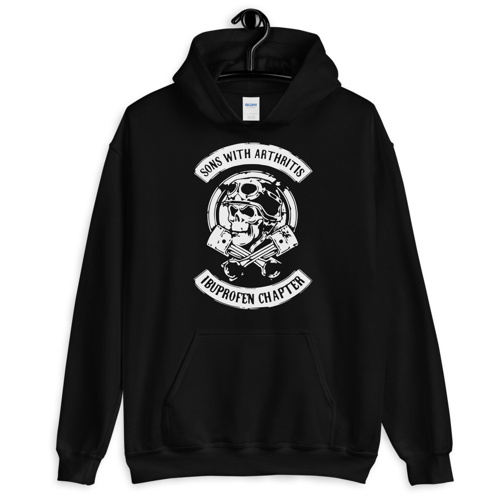 New Sons Of ARTHRITIS Funny Top Birthday Gift Gym Hood Unisex Pullover Hoodie