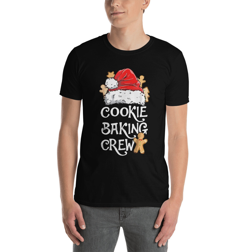 Funny Cookie Baking Crew Christmas Party Gift Tee Short-Sleeve Unisex T-Shirt