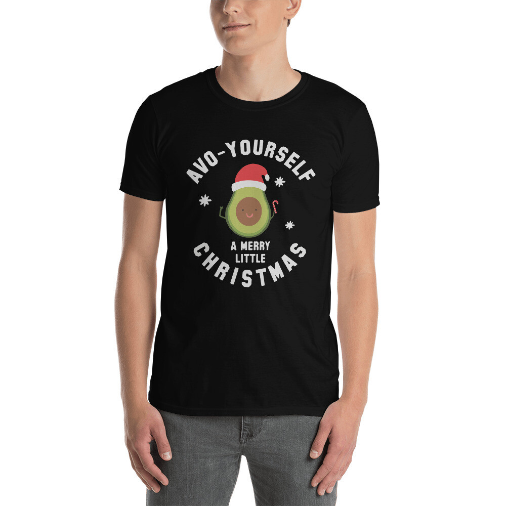 Funny Avo Yourself A Merry Christmas Avocado Xmas Party Gift Unisex T-Shirt