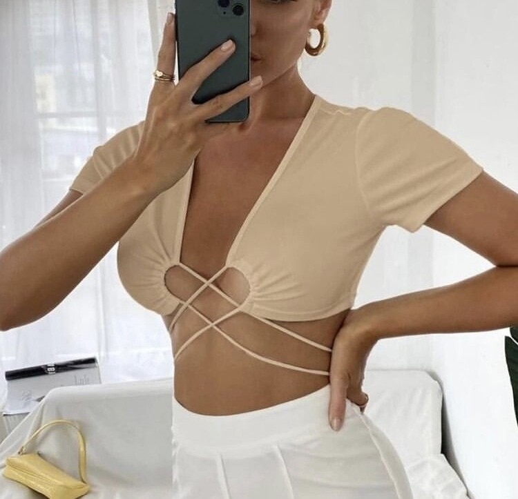 Multi way crop top