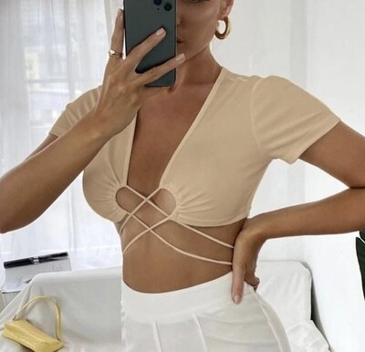 Multi way crop top