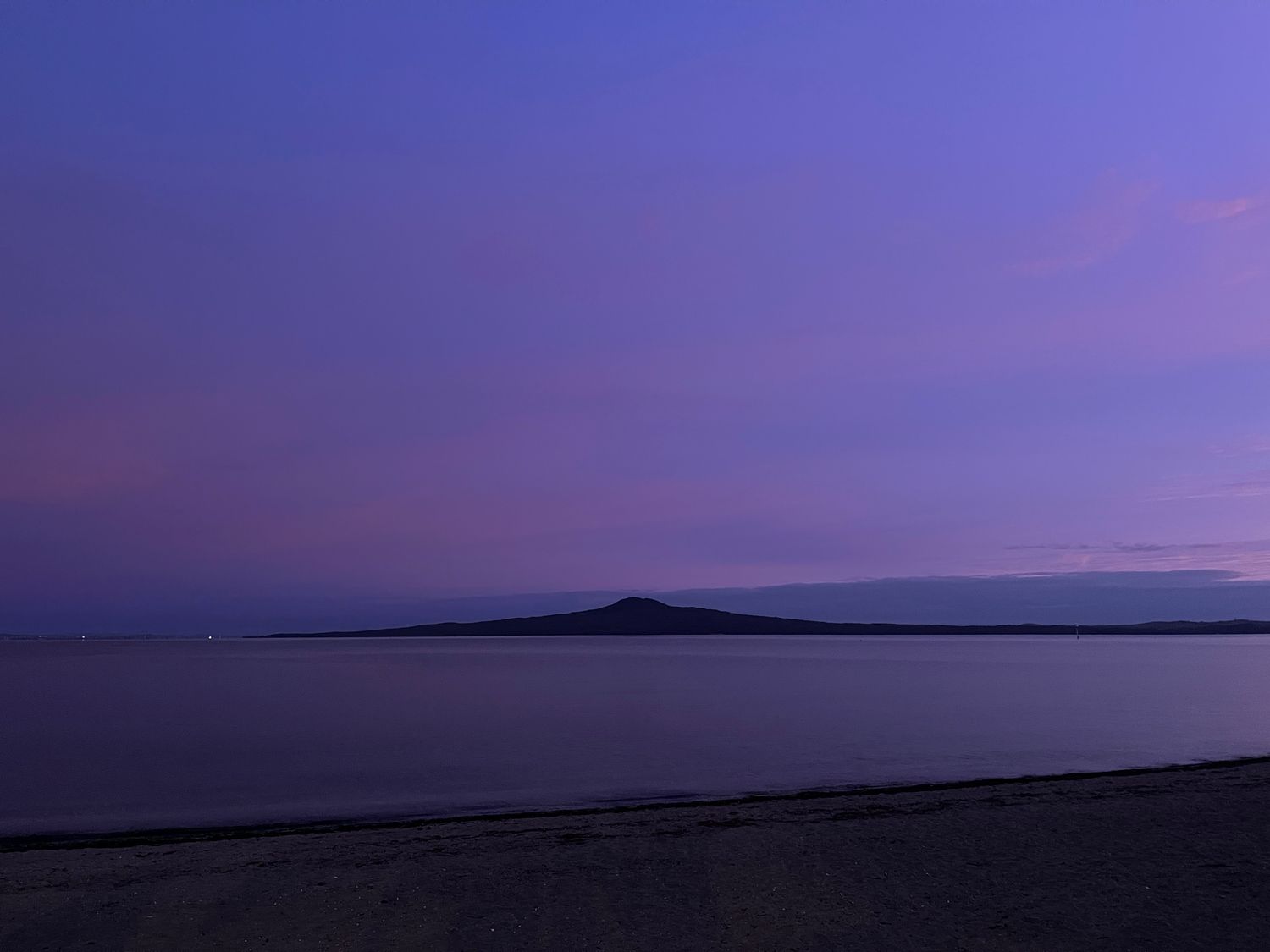 Rangitoto Purple Sky