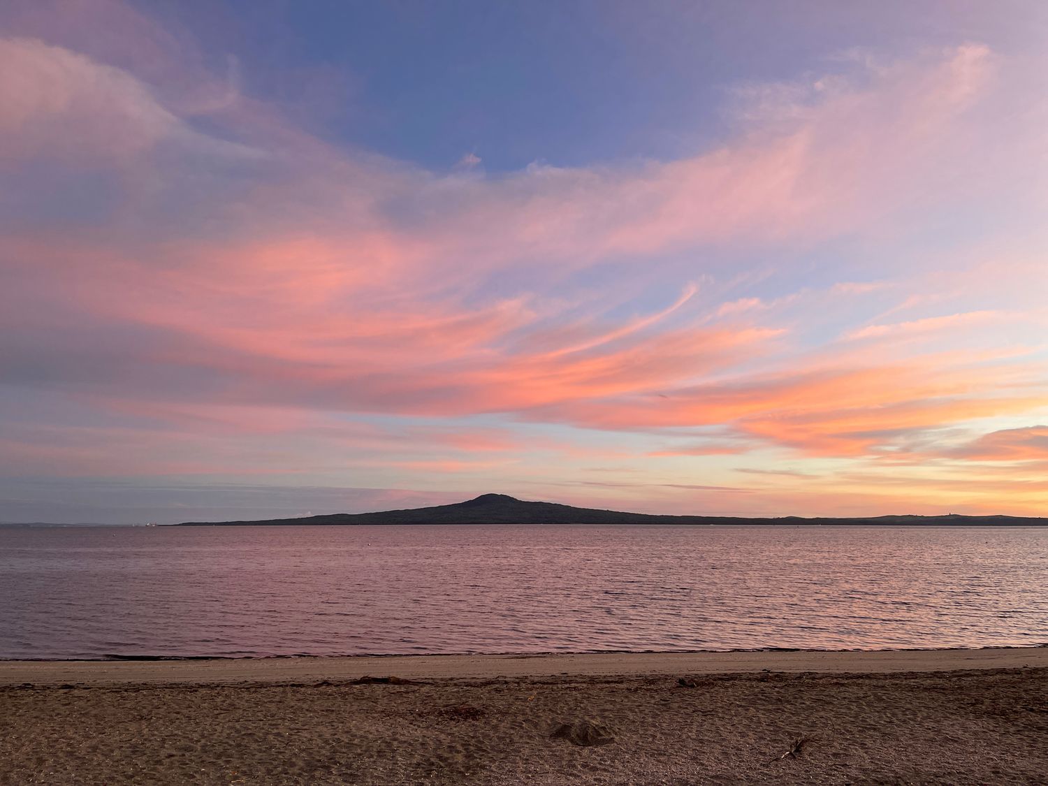 Candyfloss Skies at Rangitoto