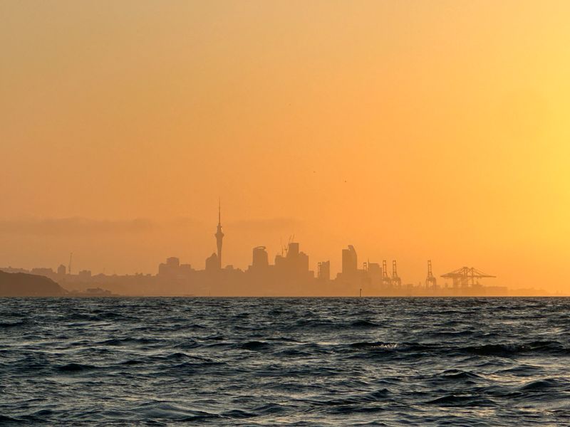 Auckland City Skyline