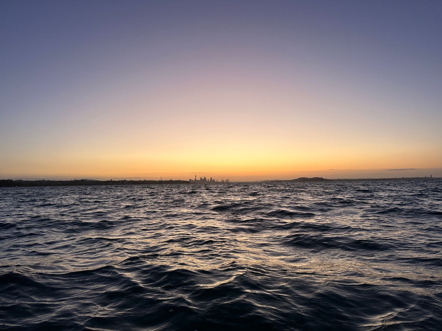 Auckland Skyline at Dusk