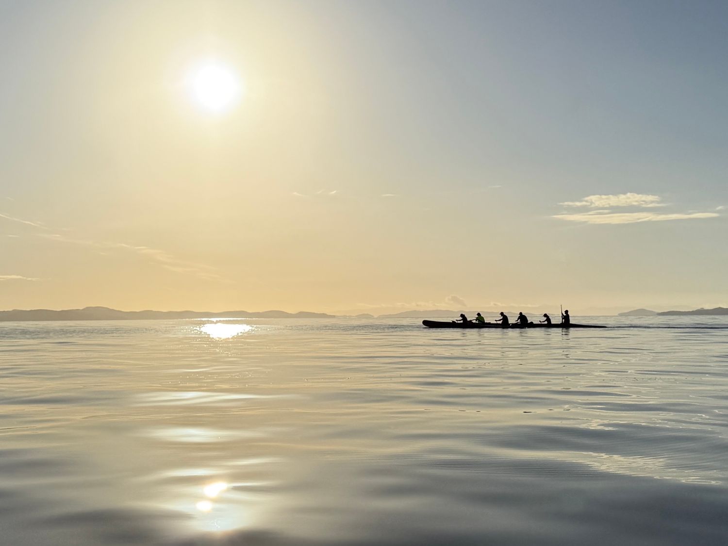Rowing on Glass