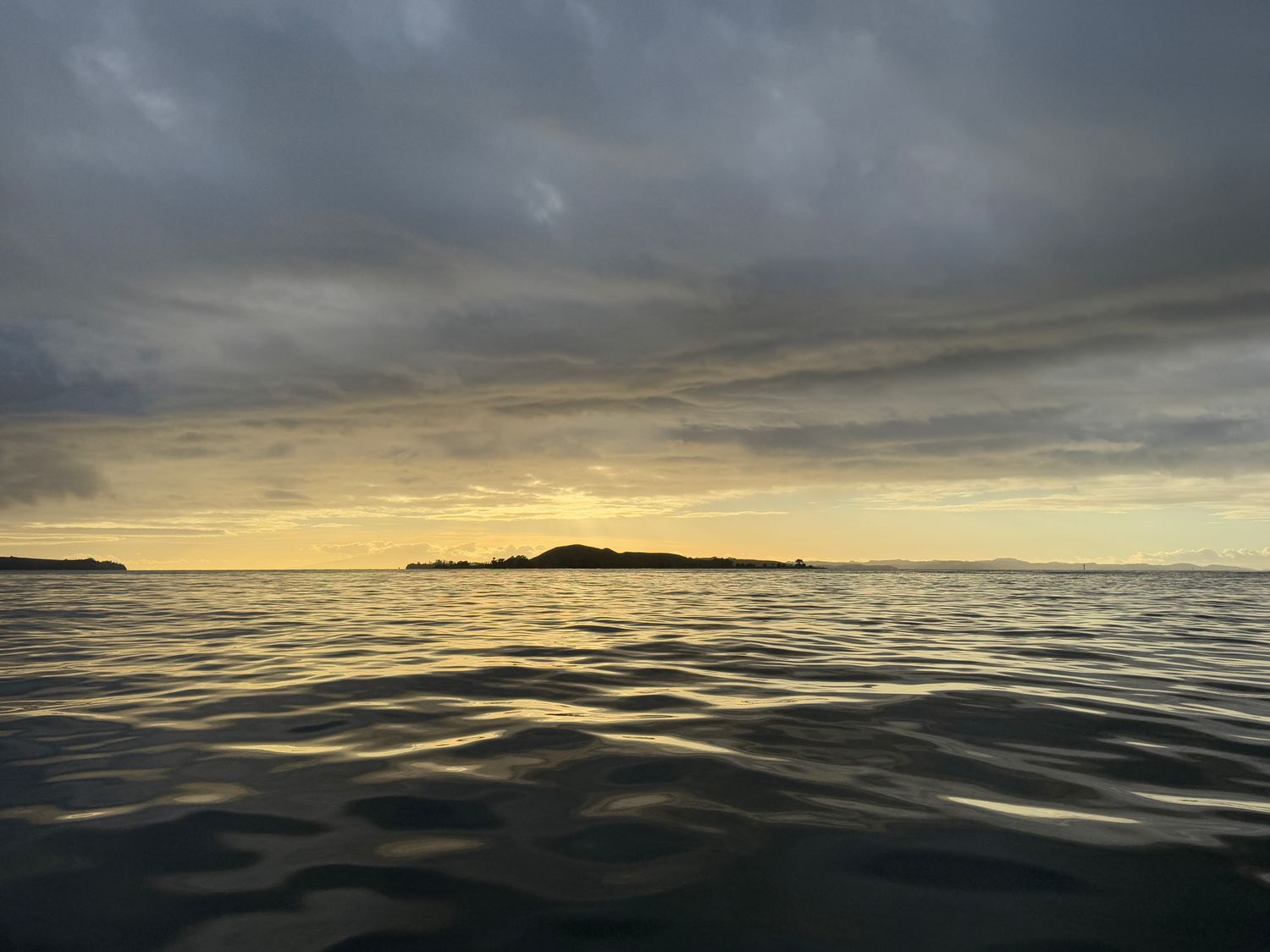 Cloudy Sunrise Over Browns