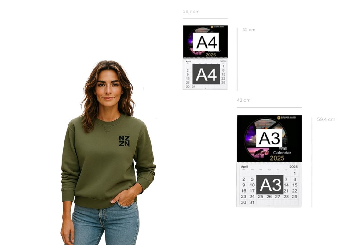 2027 Premium A4 Wall Calendar + All Images Digital + FREE Shipping