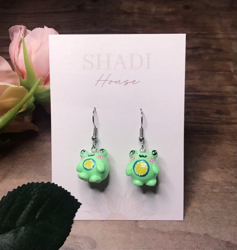 Frog earrings
