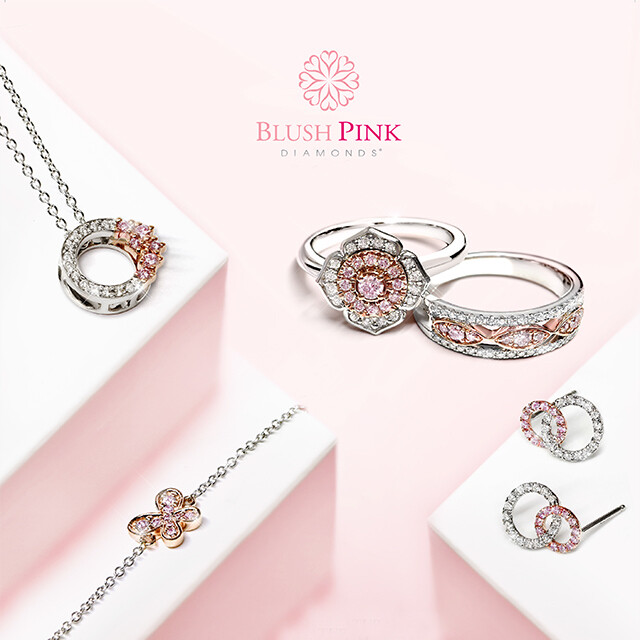 BLUSH PINK DIAMONDS CANBERRA JEWELLERY SHOP