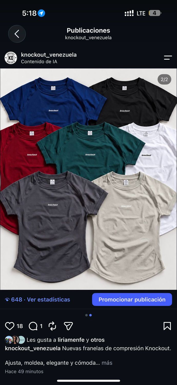 Polera de Comprensión Knockout