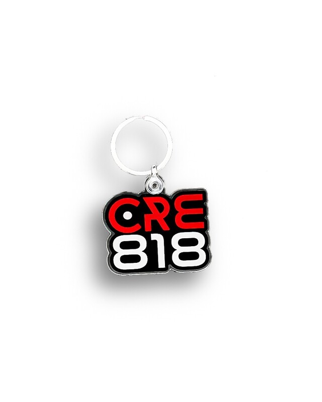 CRE818 Stacked Logo Keychain
