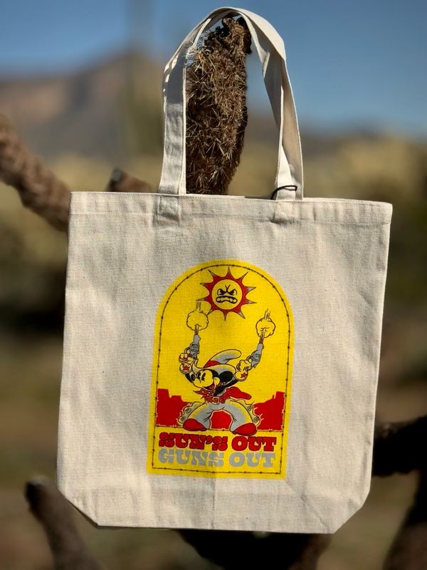 Sun’s Out Guns Out Tote Bag