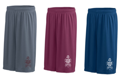 Augusta® Longer Length Wicking Shorts With Pockets
