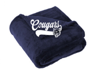 Port Authority® Oversized Ultra Plush Blanket with Embroidered Cougars Logo