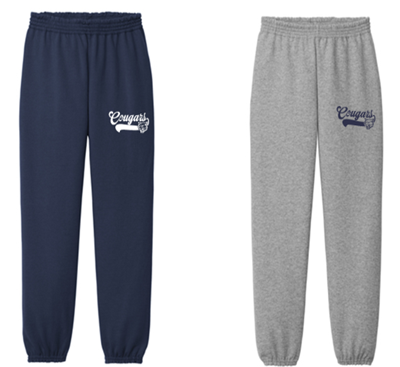 Port & Company® Youth Core Fleece Sweatpant with Embroidered Cougars Logo