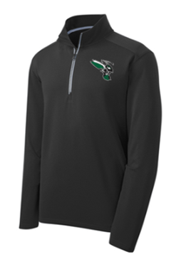 Sport-Tek® Sport-Wick® Textured 1/4-Zip Pullover with Logo on Left Chest