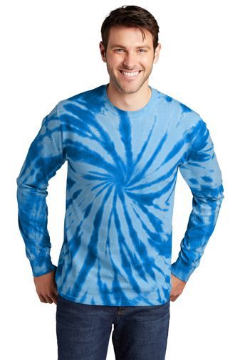 Port & Company® Tie-Dye Long Sleeve Tee