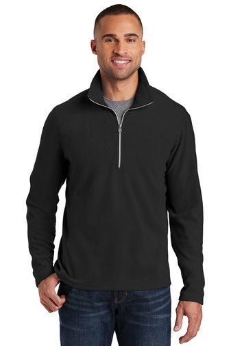 Port Authority® Microfleece 1/2-Zip Pullover with Left Chest Logo #1