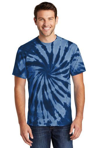 Port & Company® Tie-Dye Tee with Full Chest Logo