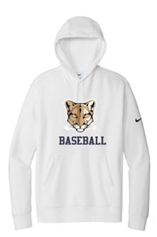 Nike Club Fleece Sleeve Swoosh Pullover Hoodie with Tiger Logo