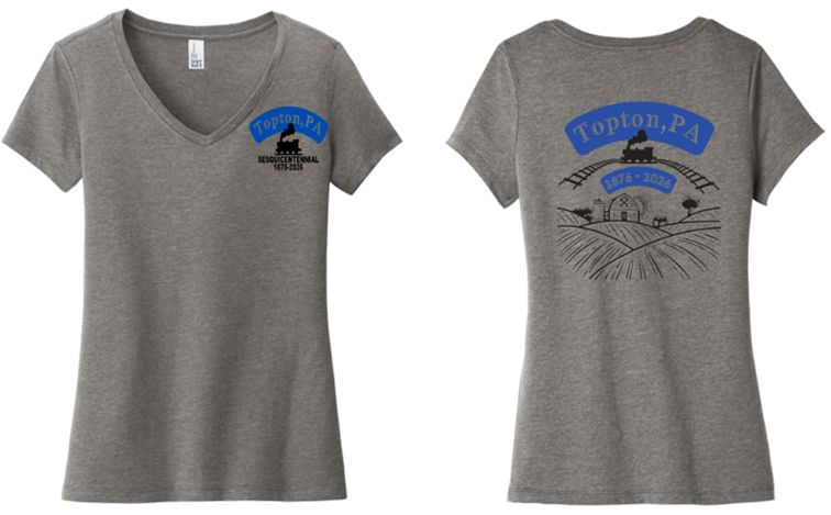 District ® Women’s Very Important Tee ® V-Neck with Front & Back Logo