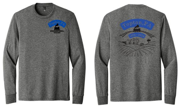 District ® Perfect Tri ® Long Sleeve Tee with Front & Back Logo