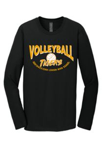 Gildan Softstyle® Long Sleeve T-Shirt with logo on front