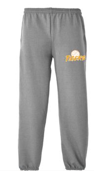 Port & Co™ Core Fleece Sweatpant with Pockets with logo on front leg