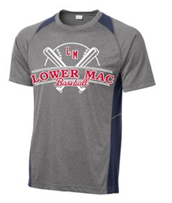 Sport-Tek® Heather Colorblock Contender™ Tee with Logo on Front