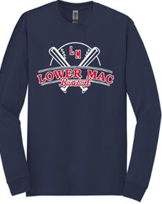 Gildan® Heavy Cotton™ 100% Cotton Long Sleeve T-Shirt with Logo on Front