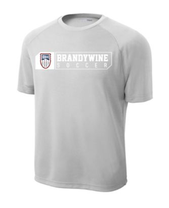 Sport-Tek® Dry Zone® Short Sleeve Raglan T-Shirt in Silver