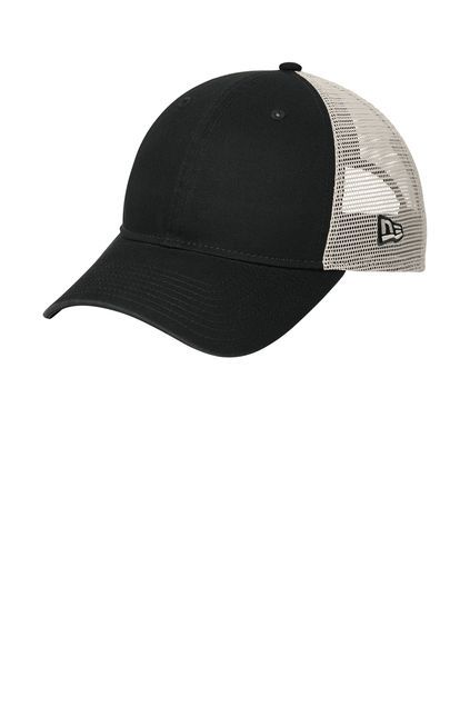 New Era® 9TWENTY® Unstructured Mesh Snapback Cap with Sheild Logo