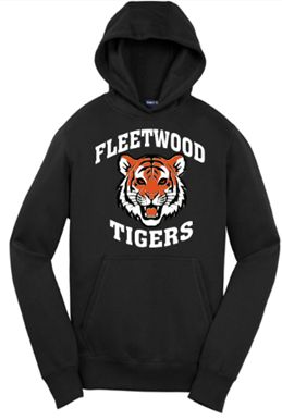 Sport-Tek® Pullover Hooded Sweatshirt with Fleetwood Tigers on full chest