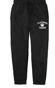Port & Company ® Core Fleece Jogger in Black with Logo on Left